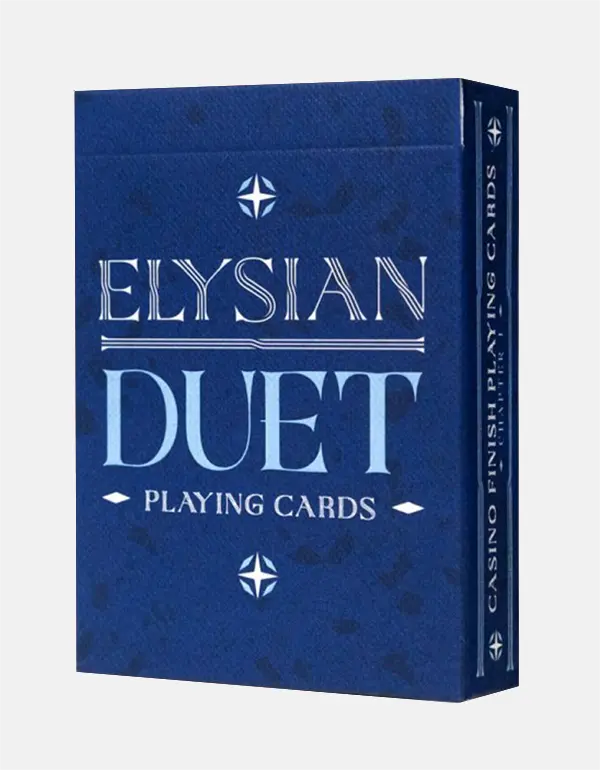 carti de joc marcate elysian duets albastru